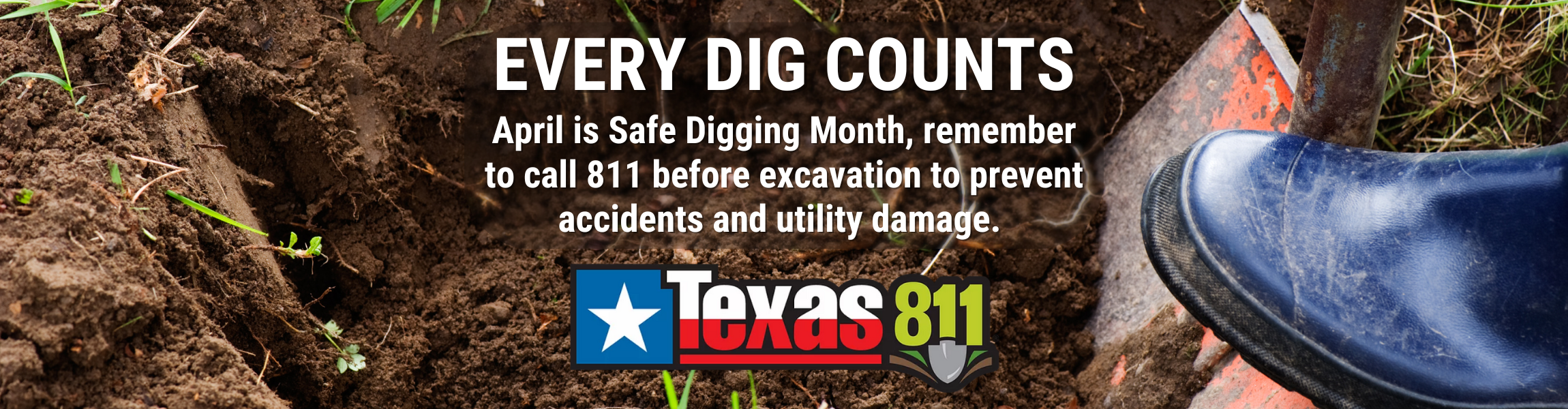 Call 8-1-1 before you dig!